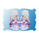 I Love The USA Snap Clip Cover | Machine Embroidery Designs by JuJu
