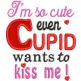 I'm So Cute Cupid Applique | Machine Embroidery Designs by JuJu