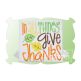 In All Things Give Thanks Applique | Machine Embroidery Designs by JuJu