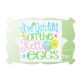 I've Got Dibs On The Pretty Eggs Applique | Machine Embroidery Designs by JuJu