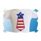 July 4th Star Tie Applique | Machine Embroidery Designs by JuJu