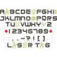 Laser Tag Embroidery Font | Machine Embroidery Designs by JuJu