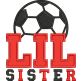 Lil Sister Soccer Applique | Machine Embroidery Designs by JuJu