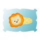 Lion Snap Clip Mini | Machine Embroidery Designs by JuJu