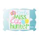 Little Miss Egg Hunter Applique | Machine Embroidery Designs by JuJu