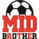 Mid Brother Soccer Applique | Machine Embroidery Designs by JuJu