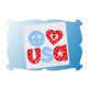 Peace Love USA Applique | Machine Embroidery Designs by JuJu