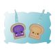 Peanut Butter and Jelly Zipper Pulls In The Hoop | Machine Embroidery Designs by JuJu