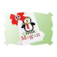 Penguin On Sled Applique | Machine Embroidery Designs by JuJu