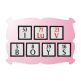 Periodic Table I LuV BOYS Applique | Machine Embroidery Designs by JuJu