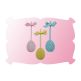 Rick Rack Easter Egg Trio Applique | Machine Embroidery Designs by JuJu