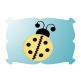 Rick Rack Ladybug | Machine Embroidery Designs by JuJu