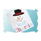 Snowman Cupcake Applique | Machine Embroidery Designs by JuJu