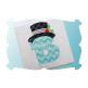 Snowman Hat Applique Alphabet | Machine Embroidery Designs by JuJu