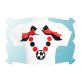 Soccer Beads Applique | Machine Embroidery Designs by JuJu