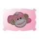 Sock Monkey Snap Clip Mini | Machine Embroidery Designs by JuJu