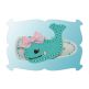 Sweet Whale Snap Clip Mini | Machine Embroidery Designs by JuJu