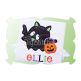 Trick or Treat Kitty Ghost Applique | Machine Embroidery Designs by JuJu