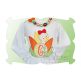 Turkey Girl Monogram Applique | Machine Embroidery Designs by JuJu