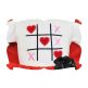 Valentine's Day Tic Tac Toe Applique | Machine Embroidery Designs by JuJu