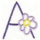 Daisy Doodle Alphabet | Machine Embroidery Designs by JuJu