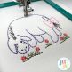 Winnie-the-Pooh Eeyore Bow Embroidery Design | Machine Embroidery Designs by JuJu