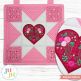 In The Hoop Valentine Mini Quilt Project | Machine Embroidery Designs by JuJu
