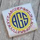 ABC Circle Patch Applique | Machine Embroidery Designs by JuJu