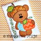 Acorn Bear Boy | Machine Embroidery Designs by JuJu
