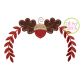 Acorn Oak Leaf Swag Applique | Machine Embroidery Designs by JuJu