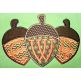 Acorn Trio Applique | Machine Embroidery Designs by JuJu