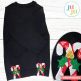                                 Candy Canes Holly Side Seam Cutaway Applique Embroidery Design | Machine Embroidery Designs by JuJu
                            