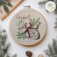 Simply Christmas Sketch 3 Embroidery Set | Machine Embroidery Designs by JuJu