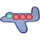Airplane Applique | Machine Embroidery Designs by JuJu