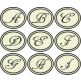 Alexandra Double Circle Monogram