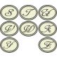 Alexandra Double Circle Monogram