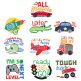 All Boy Applique Machine Embroidery Designs by JuJu