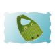 Quilted Alligator Baby Bib In The Hoop