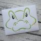 Alligator Mascot Embroidery | Machine Embroidery Designs by JuJu
