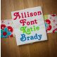 Allison Embroidery Font Machine Embroidery Designs by JuJu