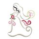 All Occasion Swirly Bride Embroidery