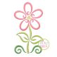 All Occasion Swirly Flower Embroidery | Machine Embroidery Designs by JuJu