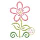 All Occasion Swirly Flower Embroidery | Machine Embroidery Designs by JuJu