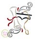 All Occasion Swirly Graduation Embroidery | Machine Embroidery Designs by JuJu