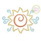 All Occasion Swirly Sun Embroidery | Machine Embroidery Designs by JuJu