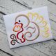 All Occasion Swirly Turkey Embroidery | Machine Embroidery Designs by JuJu