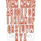 Team Names Applique Font