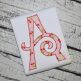 Amorette Bean Applique Alphabet Font | Machine Embroidery Designs by JuJu
