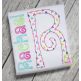 Amorette Bean Applique Alphabet Font | Machine Embroidery Designs by JuJu