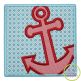 Anchor Box Applique | Machine Embroidery Designs by JuJu
